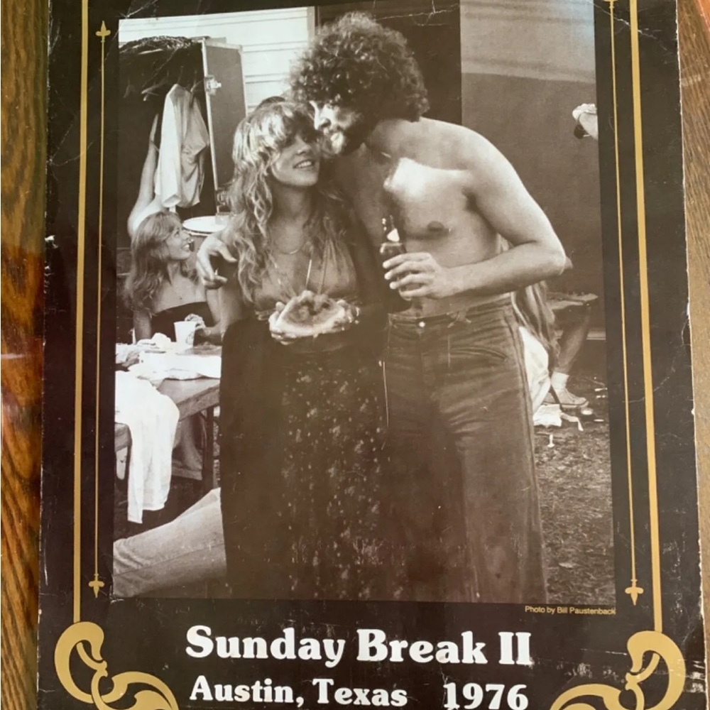 FLEETWOOD MAC "SPRING BREAK II - AUSTIN, TX 1976" CONCERT POSTER - Reproduction